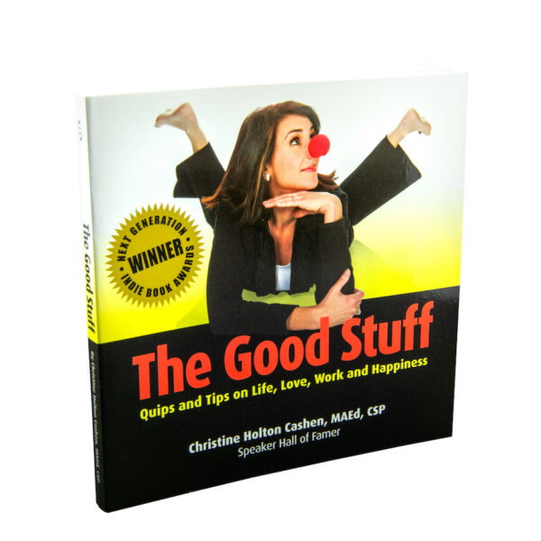 Cover of Christine's book The Good Stuff