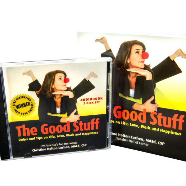 Collection of Christine's books and CDs